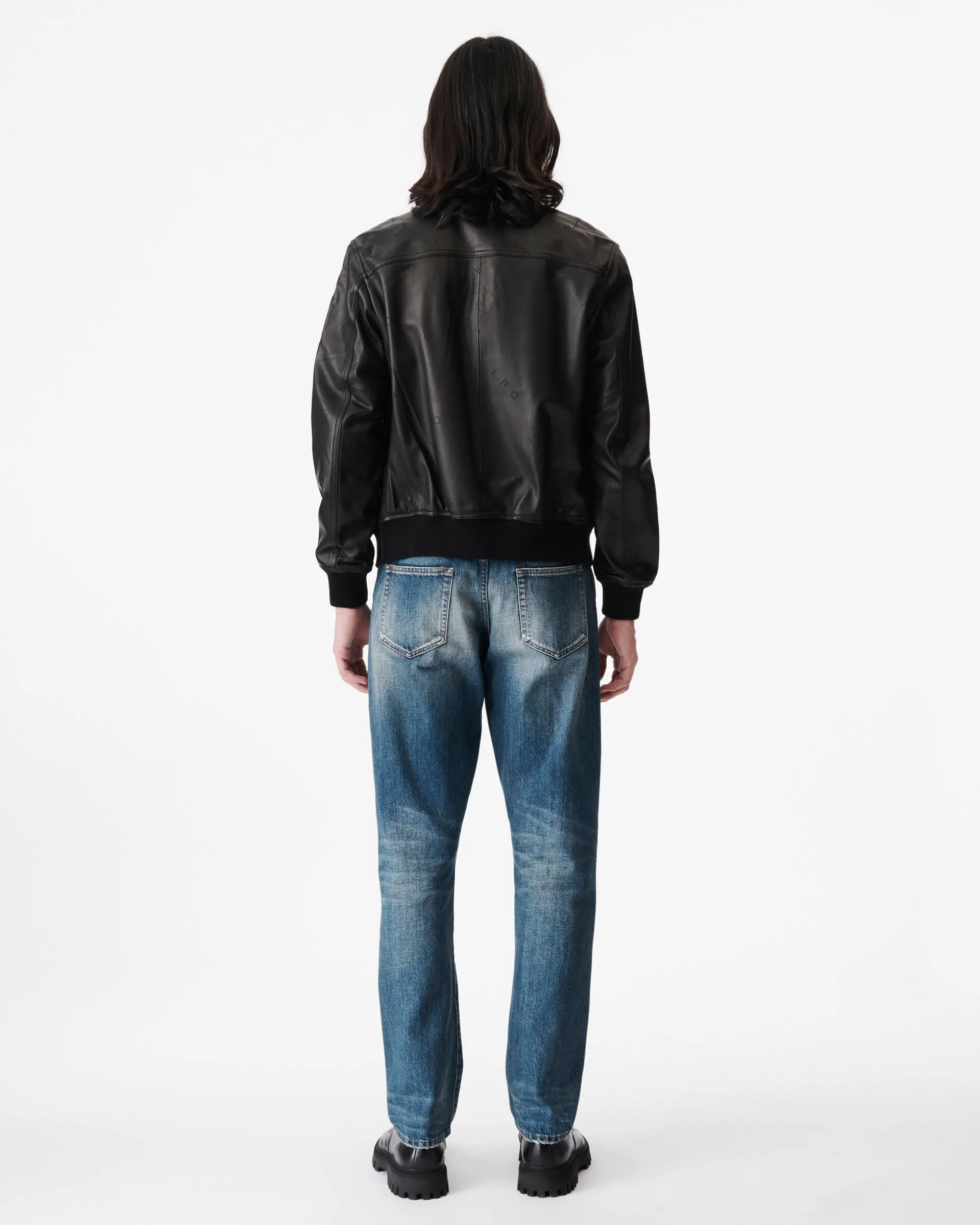 Blouson En Cuir Perfore Odan