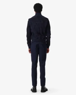 Blouson En Cuir Suede Blose