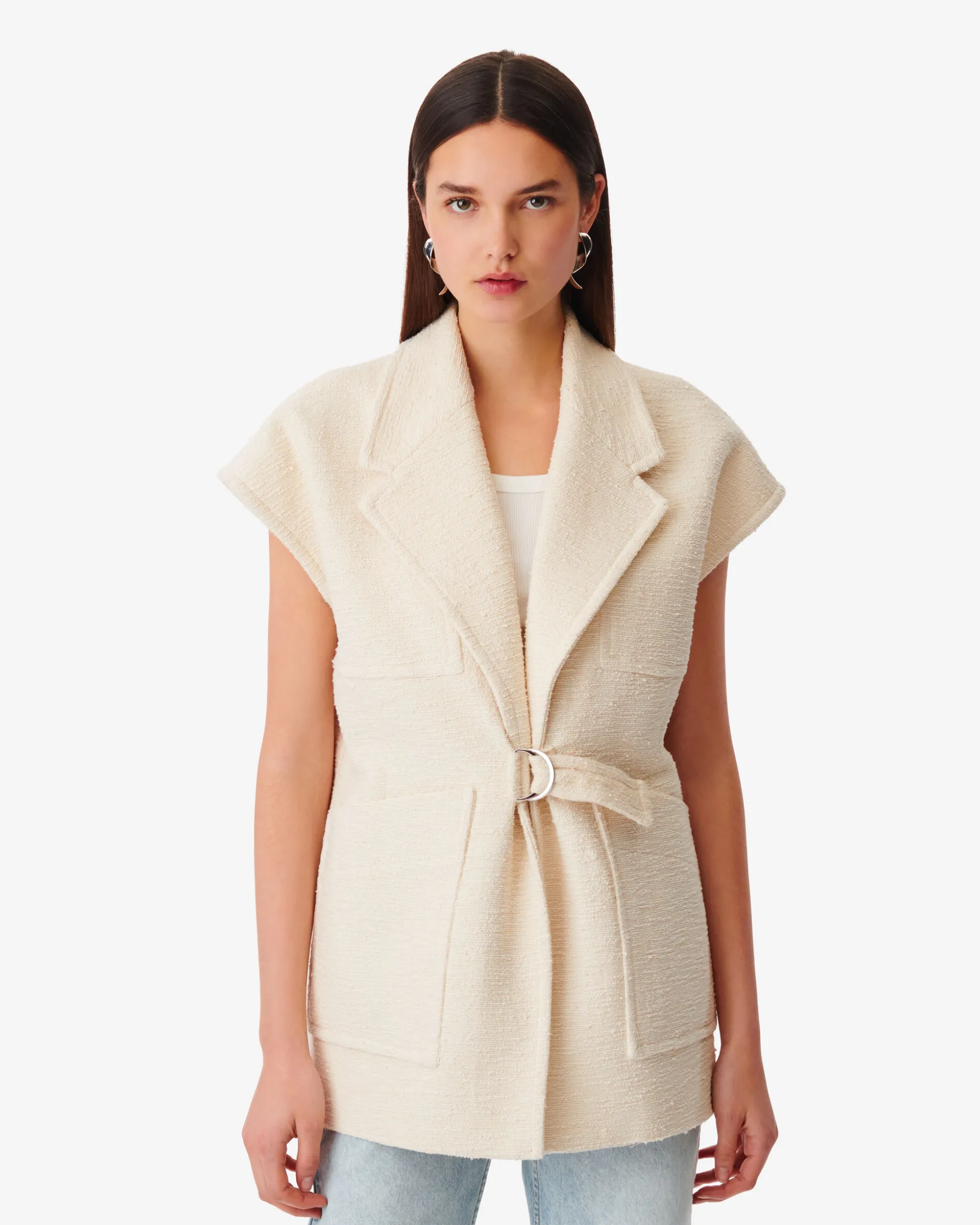 Blouson Oversize En Tweed Rena