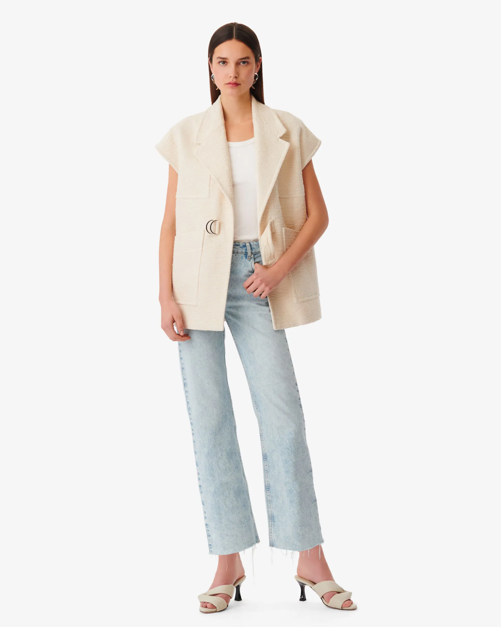 Blouson Oversize En Tweed Rena