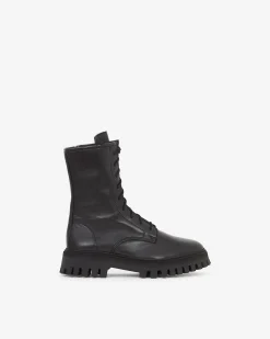 Boots En Cuir A Lacets Kosmic