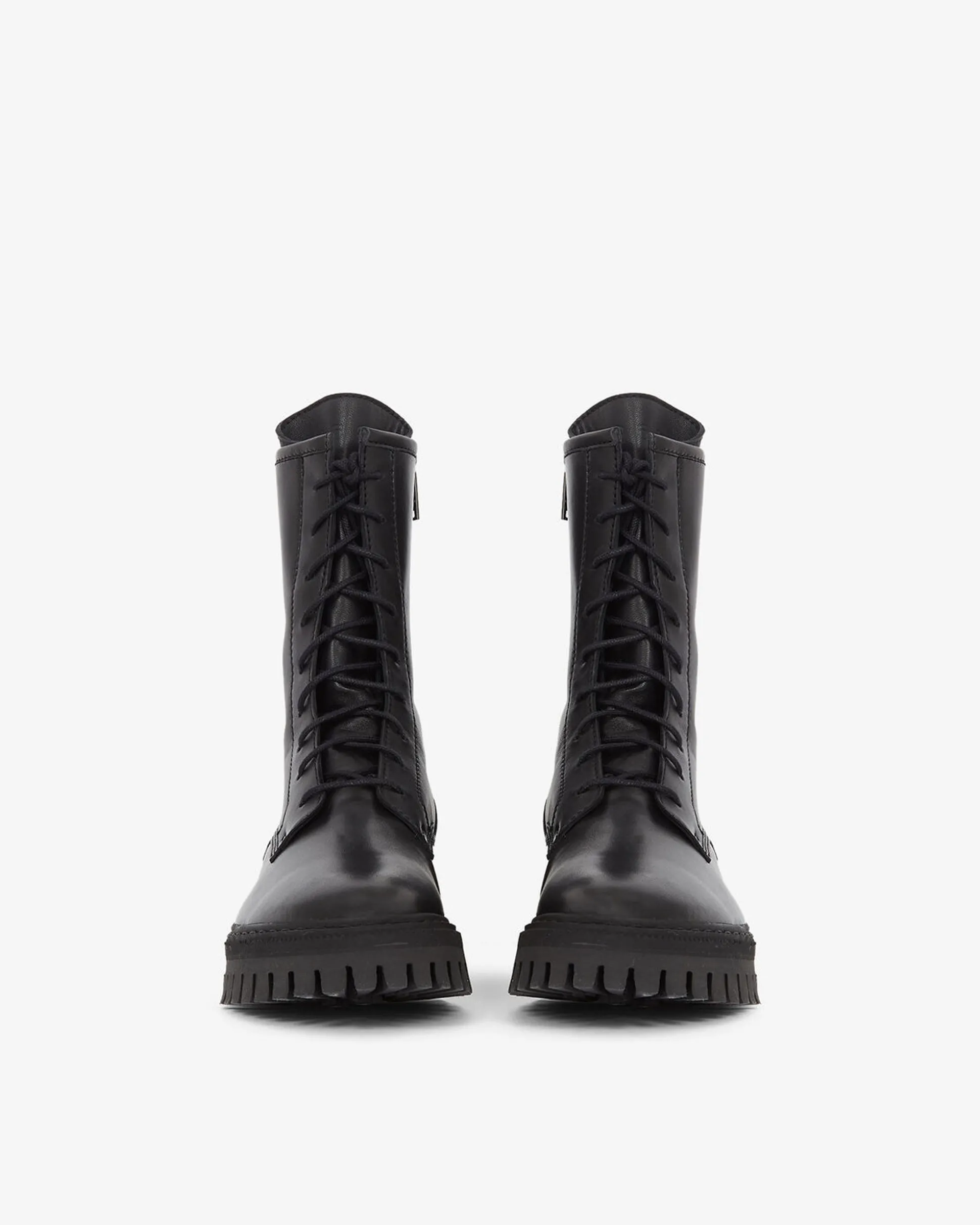 Boots En Cuir A Lacets Kosmic