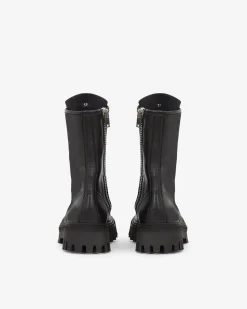 Boots En Cuir A Lacets Kosmic