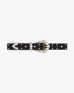 Ceinture En Cuir Embella Studs