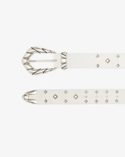 Ceinture En Cuir Embella Studs