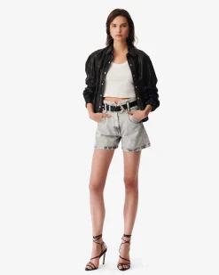 Chemise Ajustee En Cuir Nuru