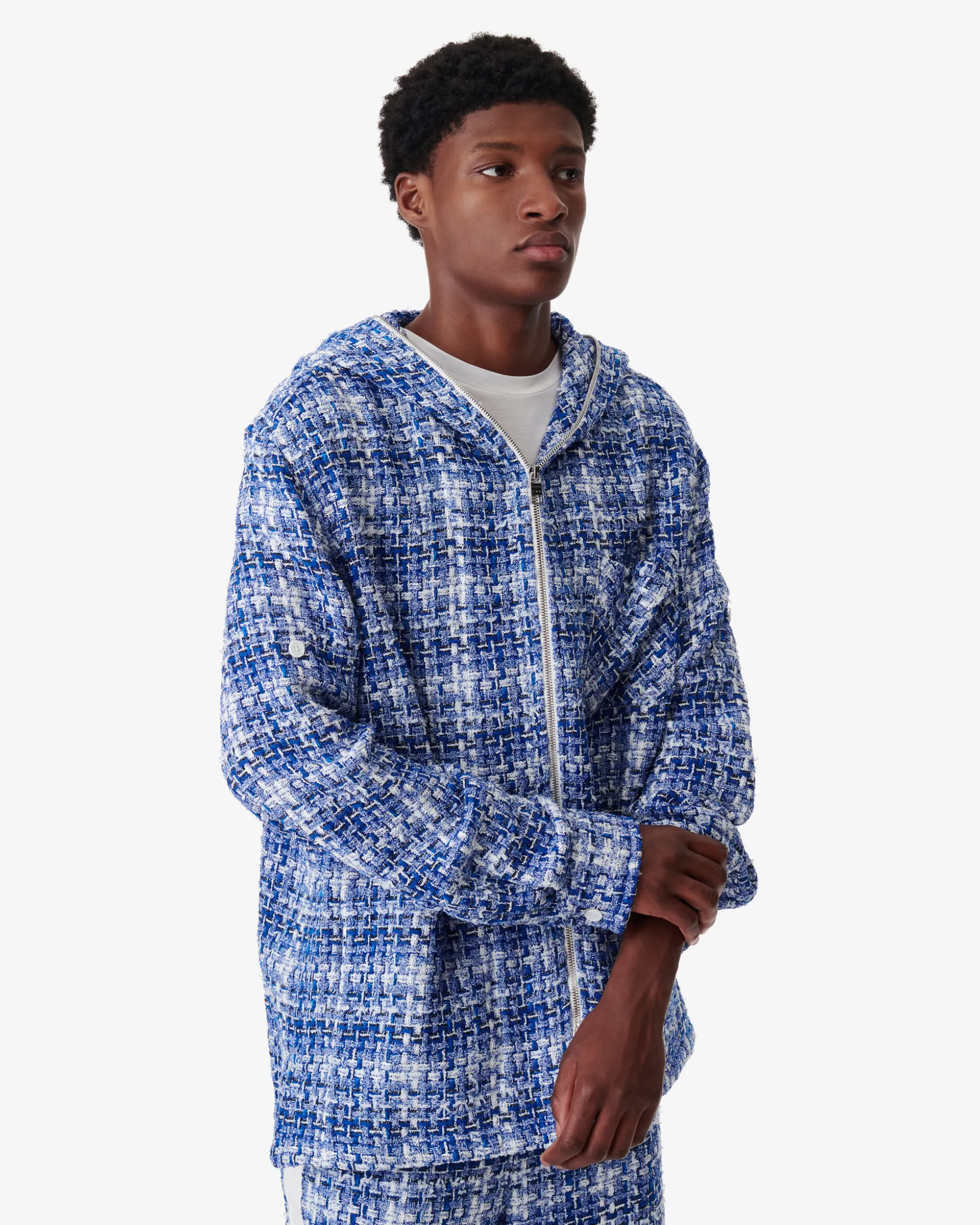 Chemise En Tweed A Capuche Alonie