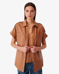 Chemise Oversize En Cuir Mahina