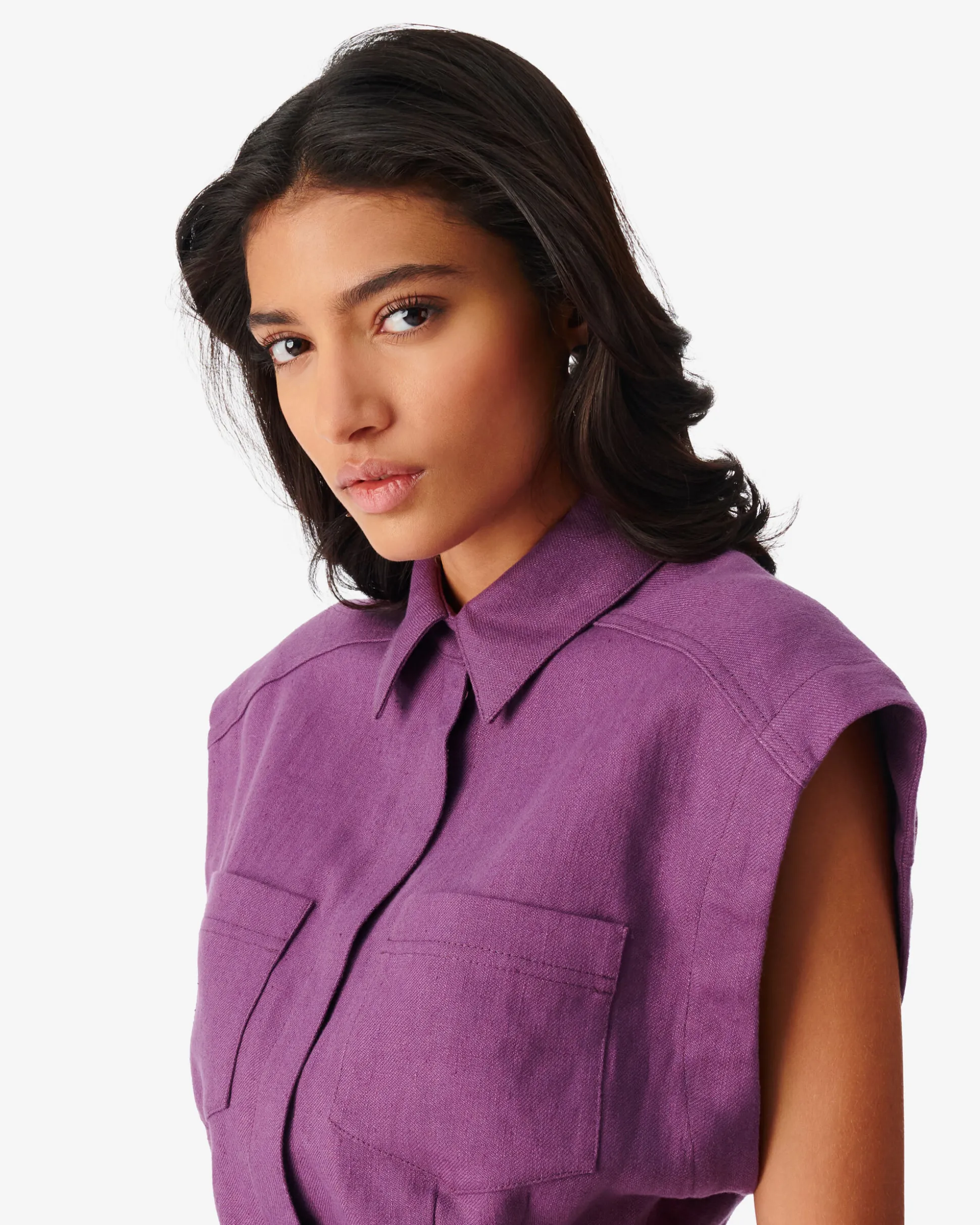 Chemise Sans Manches Saima