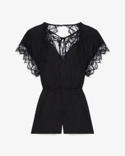 Combishort Col V A Dentelle Haku