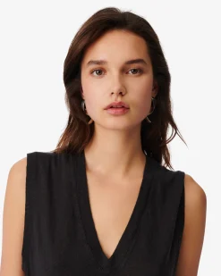 Debardeur En Lin Col V Celsio