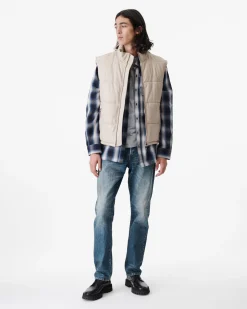 Doudoune Sans Manches En Cuir Inra