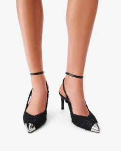 Escarpins Avec Bride Damia Tweed