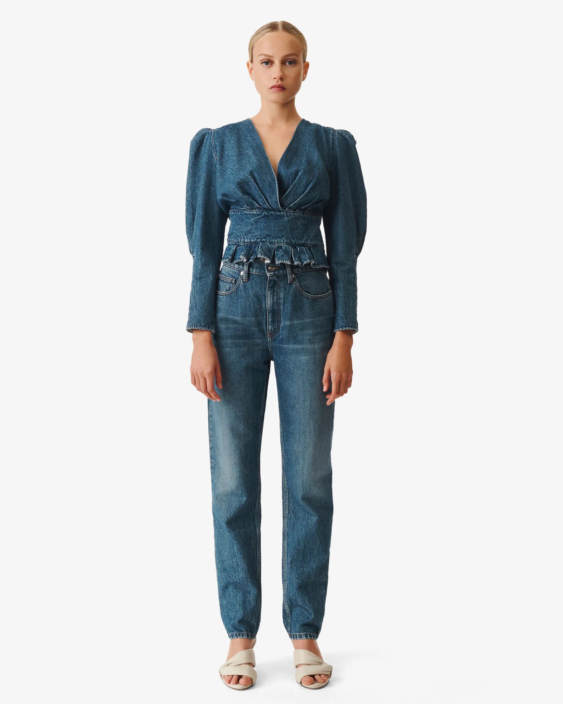 Jean Mom Fit Taille Haute Brooke