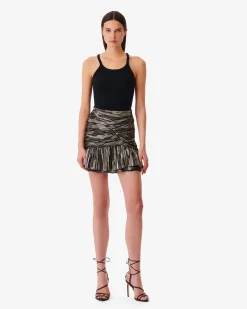 Jupe Courte A Volants Dustan