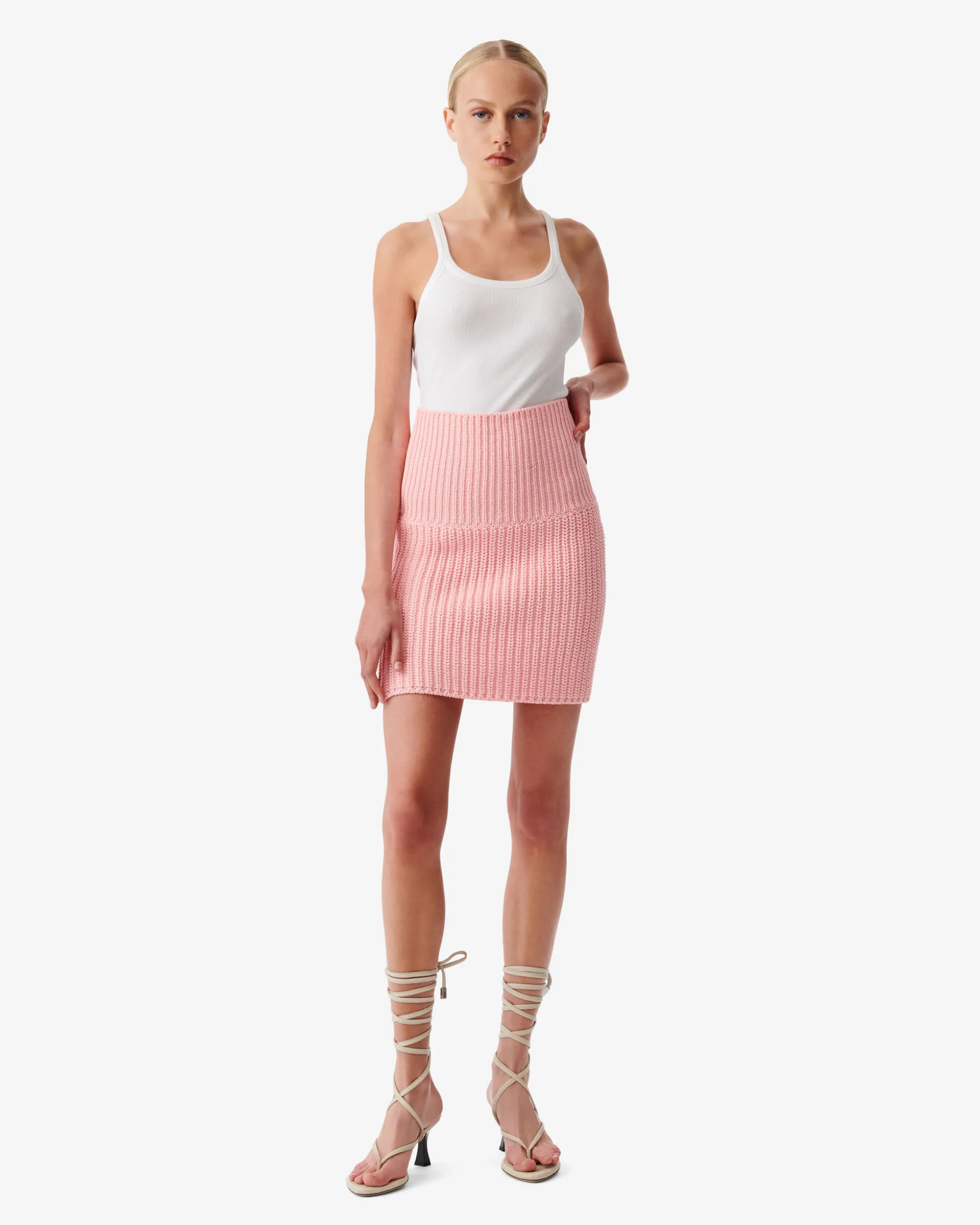 Jupe Courte En Maille Uota