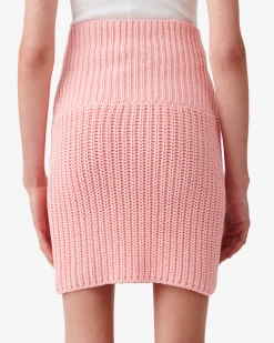 Jupe Courte En Maille Uota