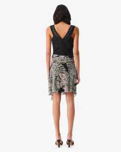 Jupe Courte Imprimee Ripa