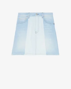 Jupe En Jean Bicolore Atila