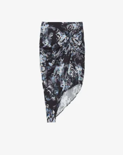 Jupe Imprimee Asymetrique Cartina