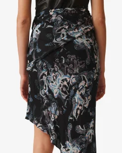 Jupe Imprimee Asymetrique Cartina