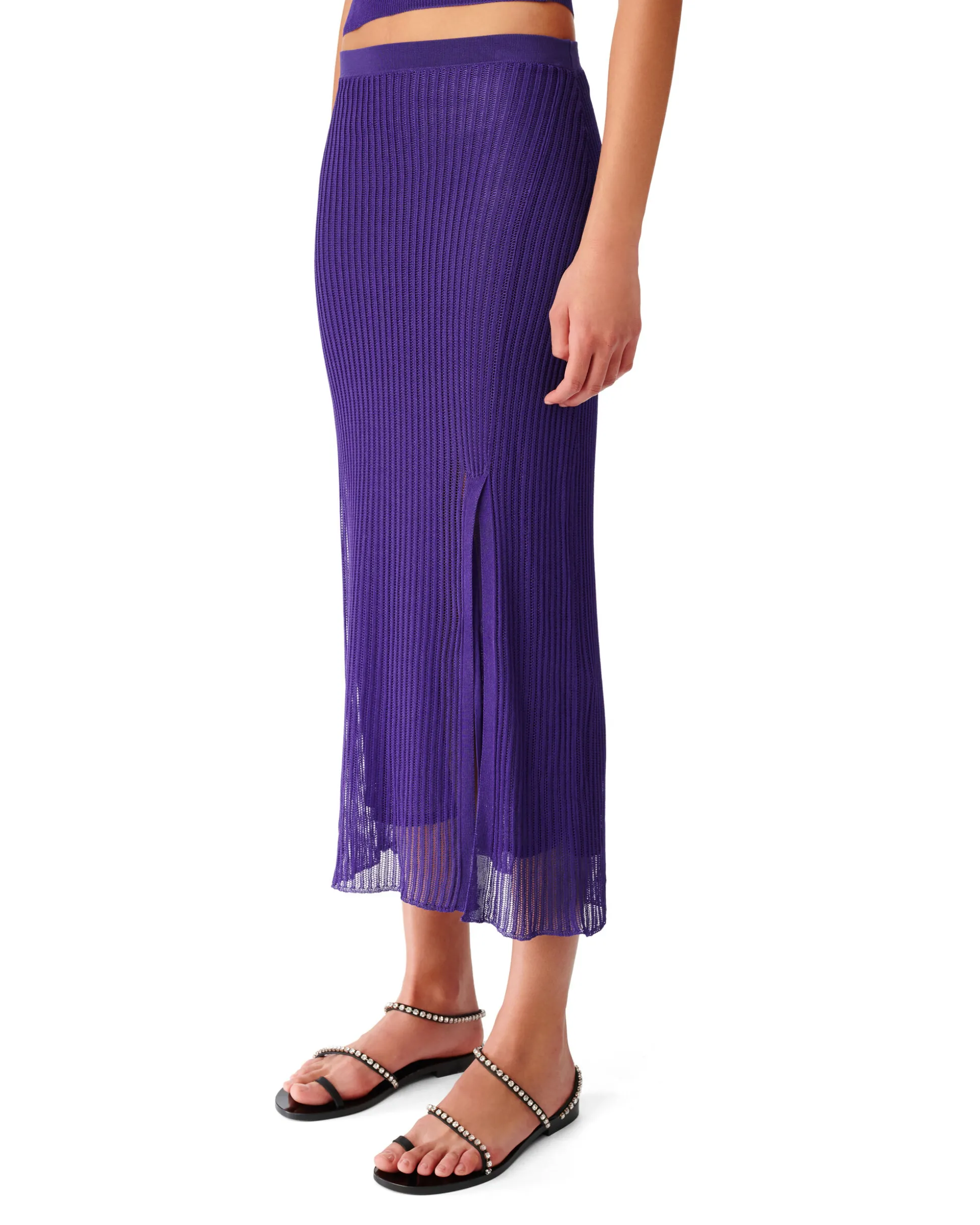 Jupe Longue En Maille Chuma