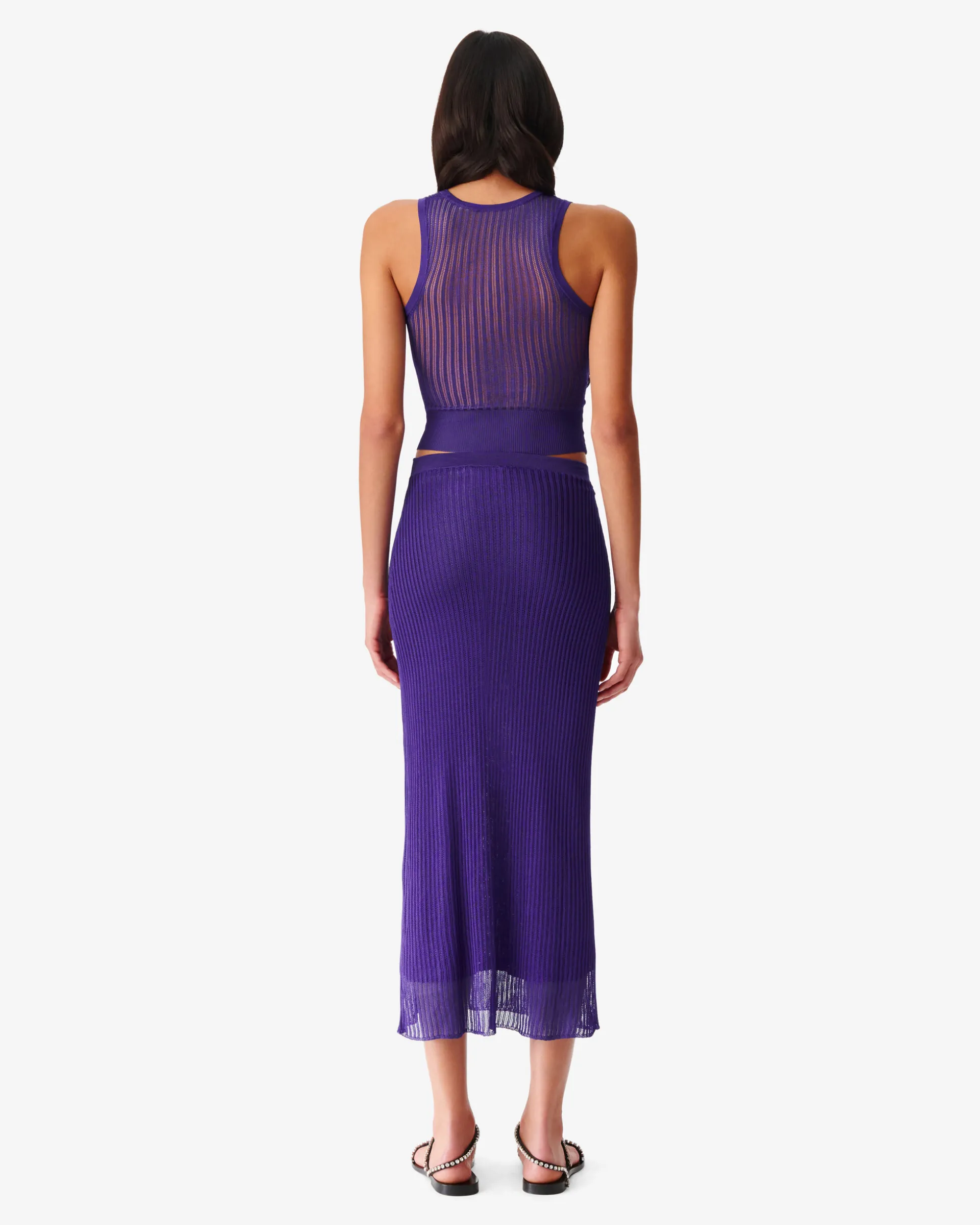 Jupe Longue En Maille Chuma