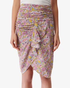 Jupe Longue Imprimee Tamio