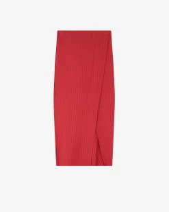 Jupe Midi Cotelee Bilaga