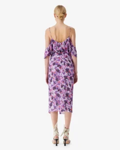 Jupe Midi Imprimee Marca