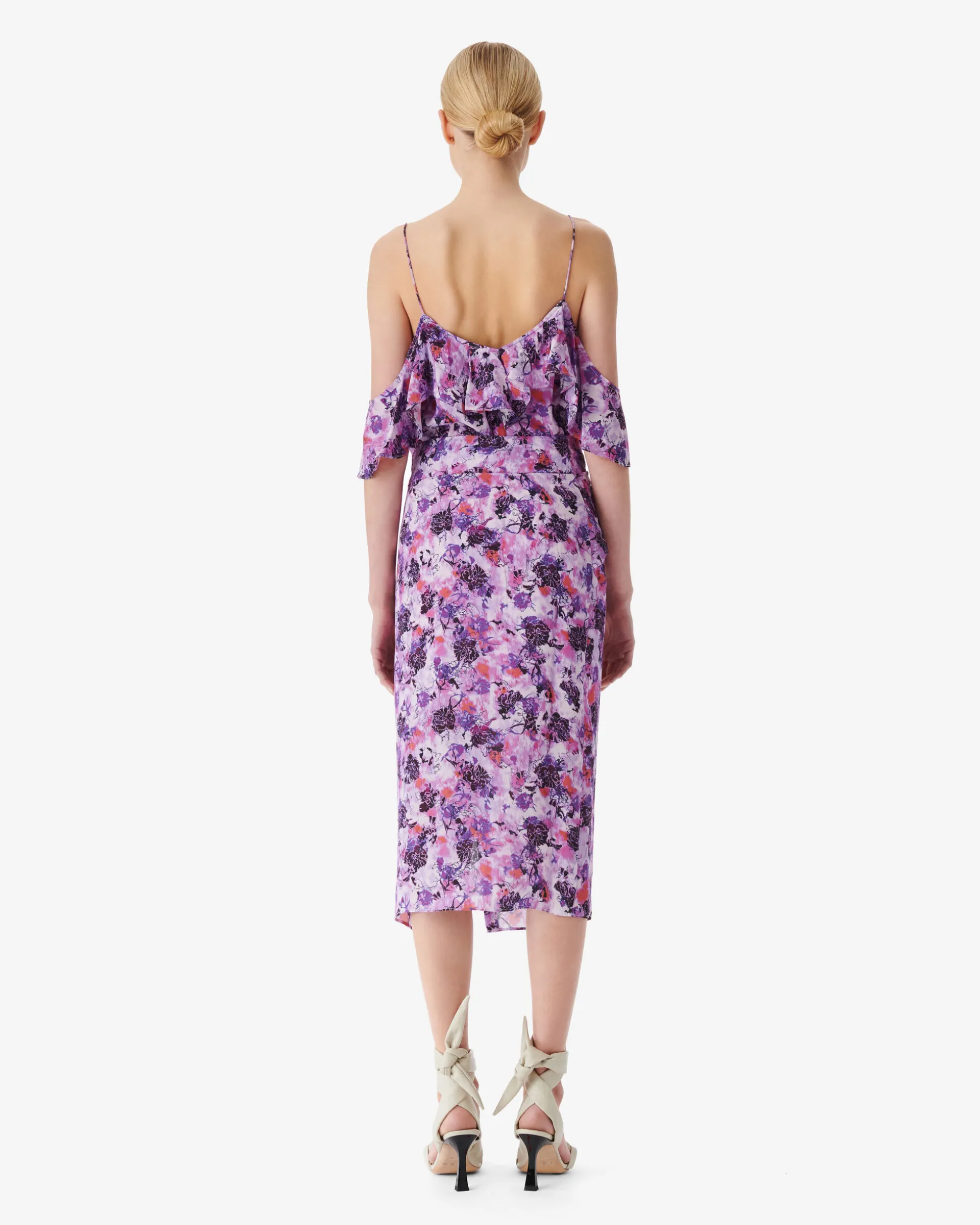 Jupe Midi Imprimee Marca