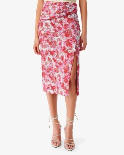 Jupe Midi Imprimee Marca