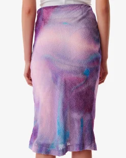 Jupe Midi Plumetis Leonide