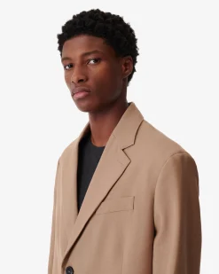 Manteau En Laine Melangee Mofan