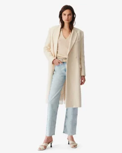 Manteau Long En Tweed Remya