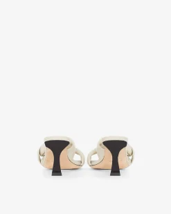 Mules A Talons En Cuir Dydlee Drape