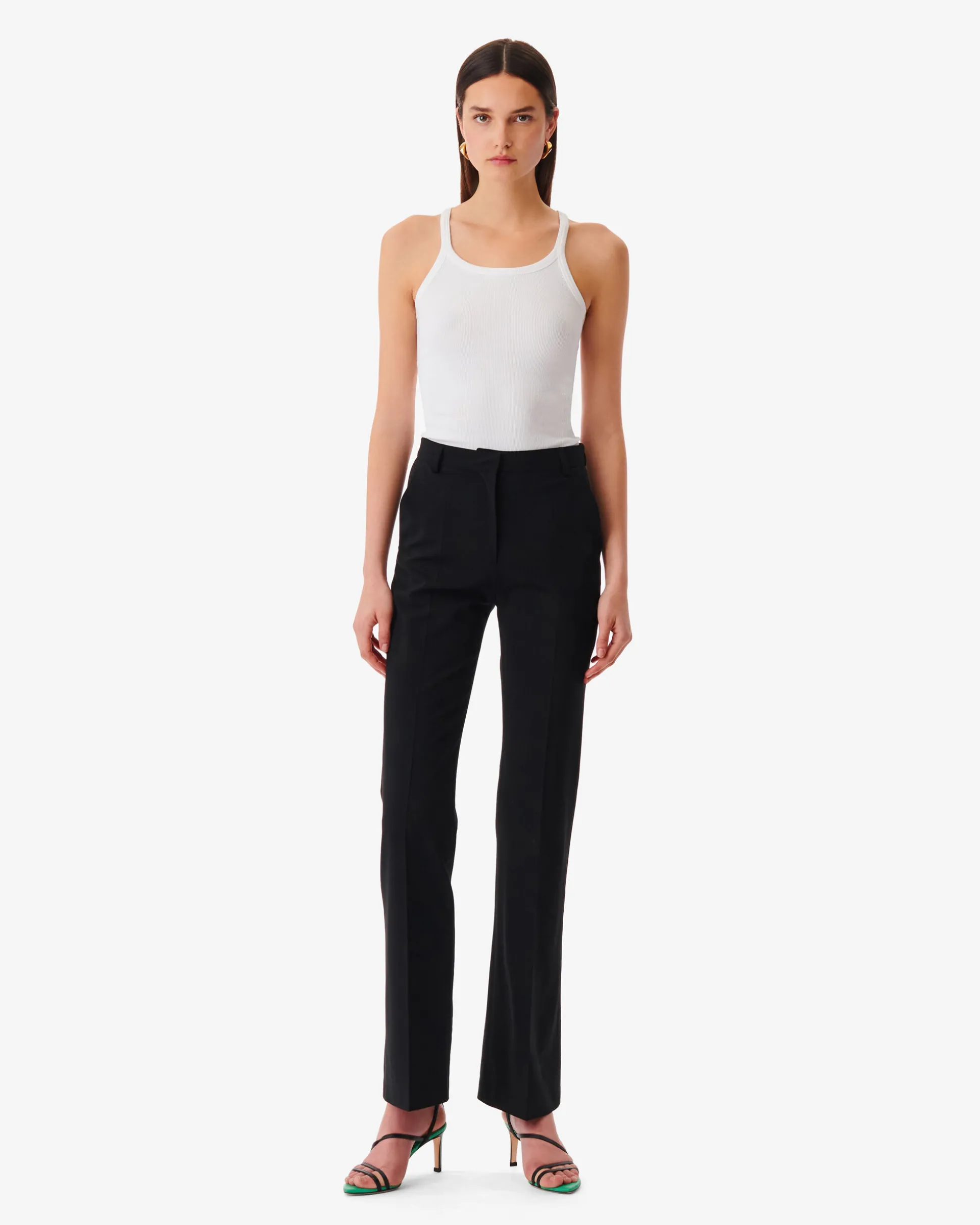 Pantalon De Tailleur En Laine Baler