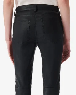 Pantalon En Cuir Zaslim