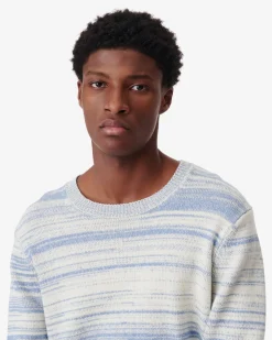 Pull Col Rond Bleu Degrade