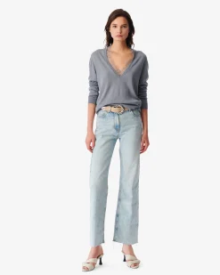 Pull Col V A Dentelle Jayden