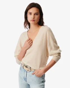 Pull En Cachemire Col V Lilva