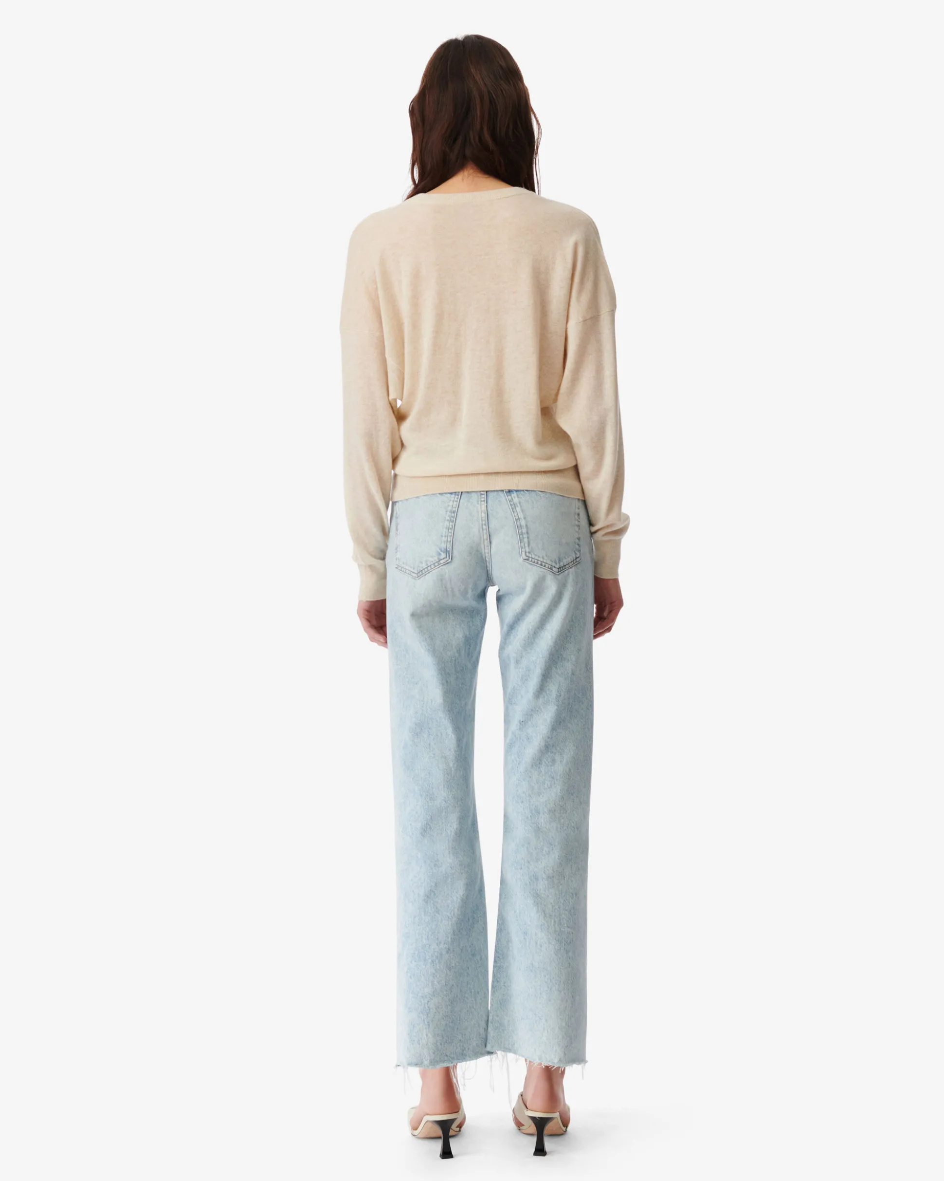 Pull En Cachemire Col V Lilva