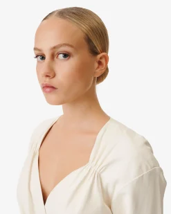 Robe Ajustee En Cuir Belina