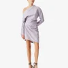 Robe Asymetrique En Cuir Calla