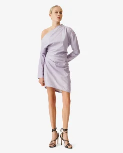 Robe Asymetrique En Cuir Calla