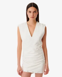 Robe Asymetrique En Cuir Jeane