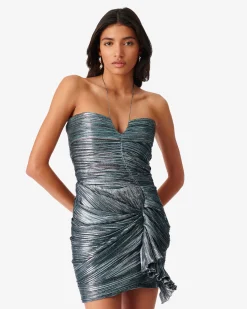 Robe Bustier A Volants Hydra