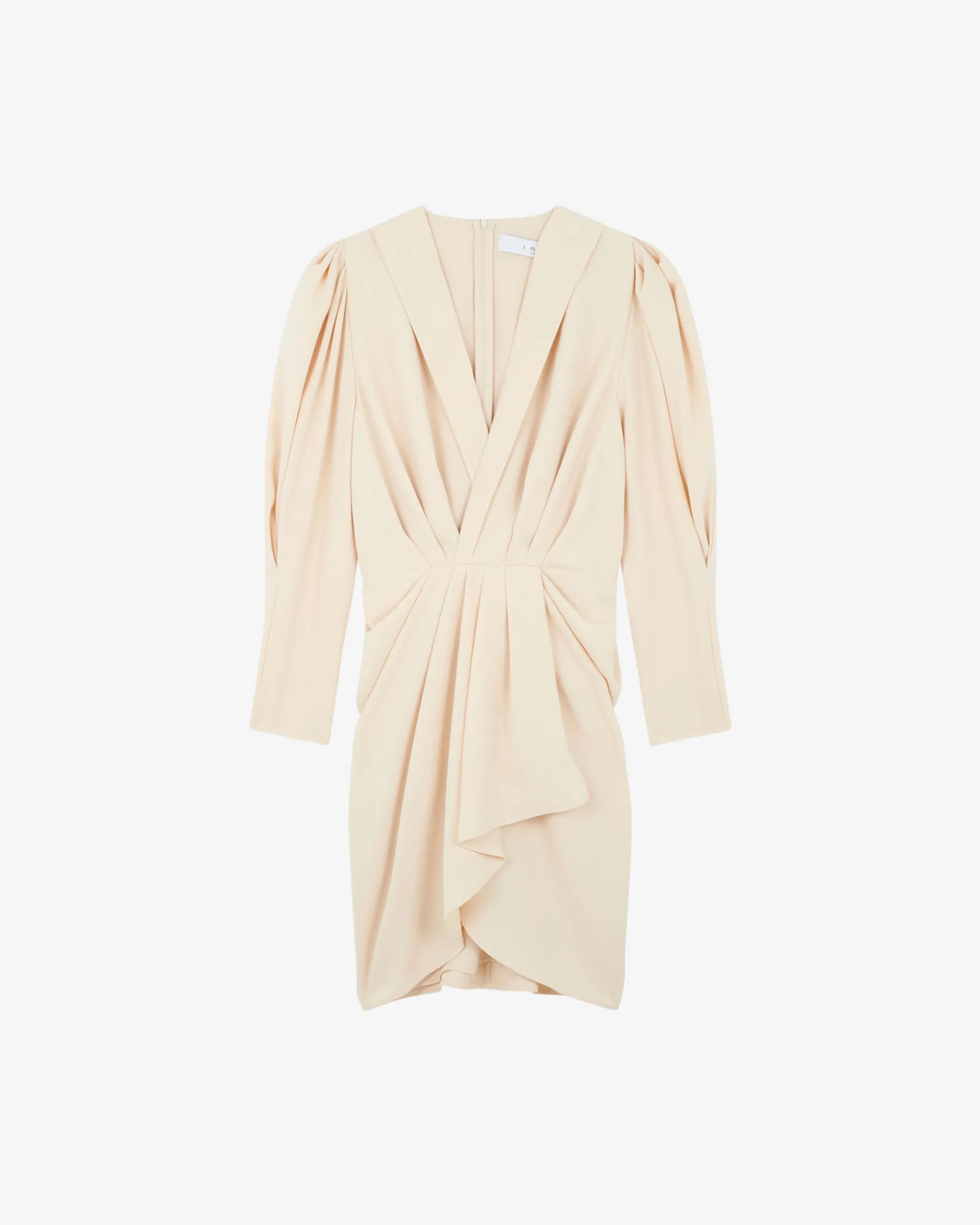 Robe Courte A Plis Col V Kalea