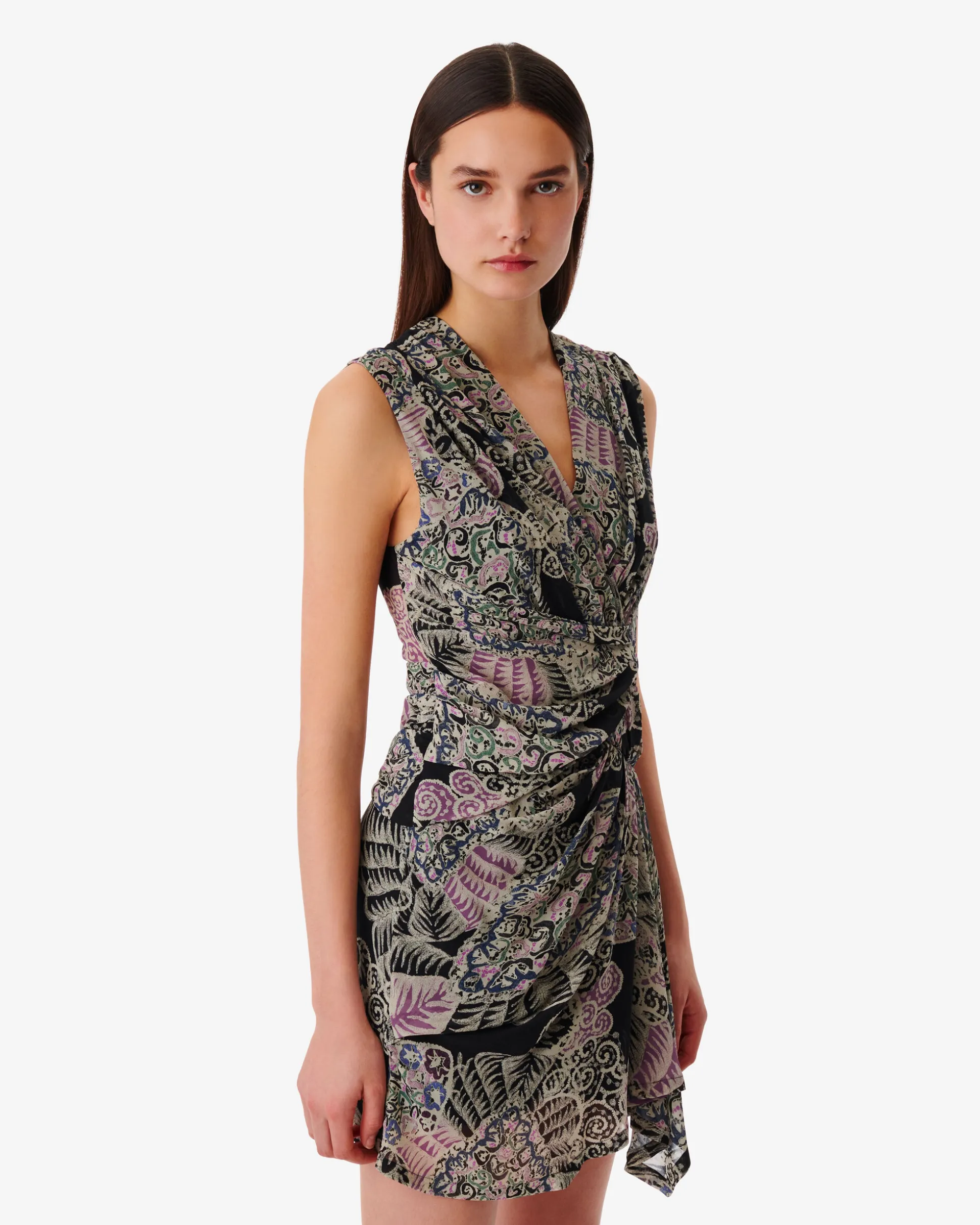 Robe Courte Imprimee Rolina