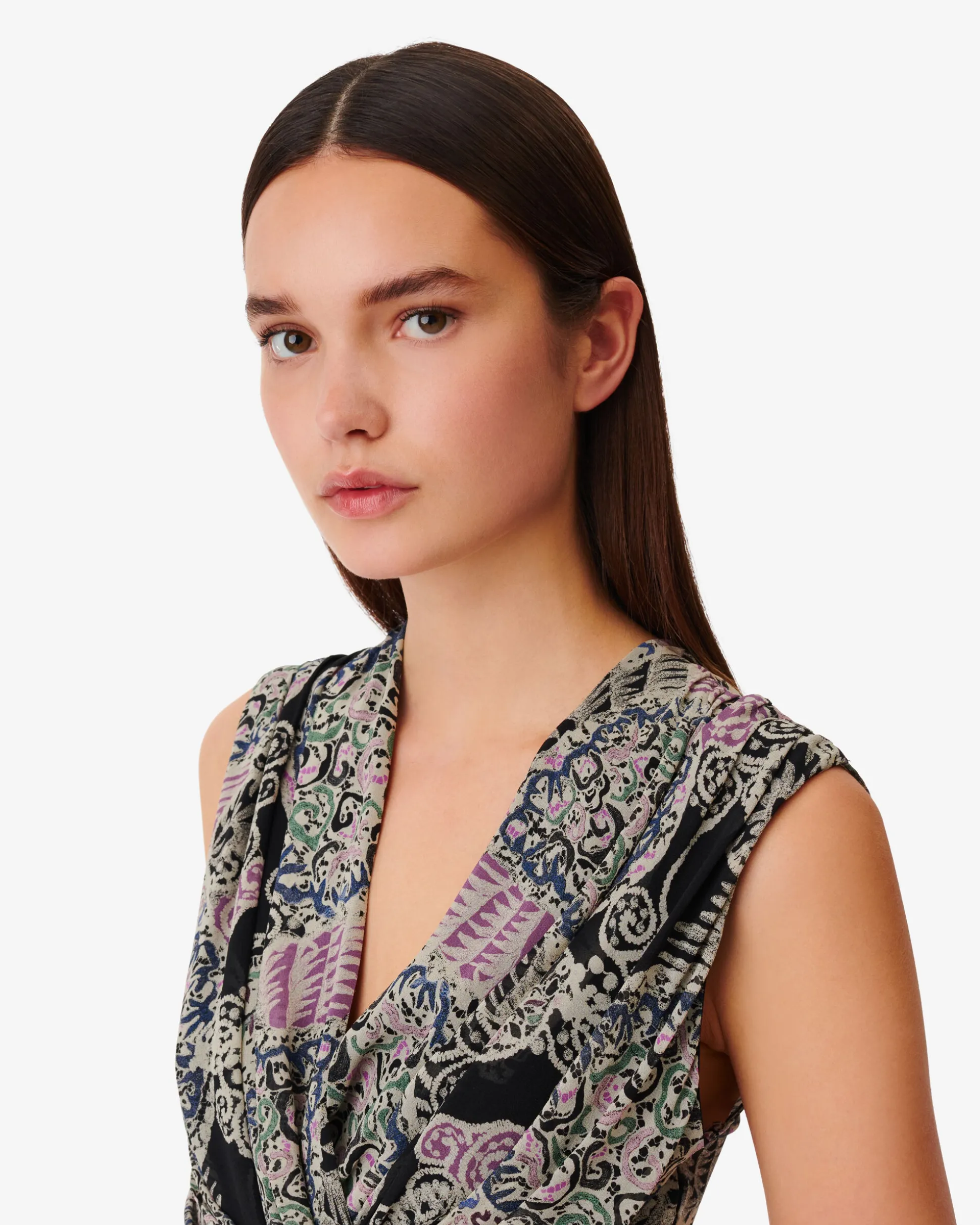 Robe Courte Imprimee Rolina